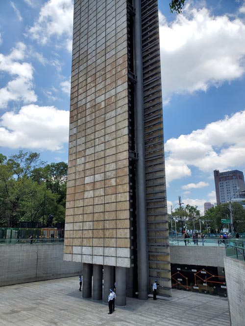 Estela de Luz, Paseo de la Reforma, Mexico City/Ciudad de México, Mexico, August 15, 2021