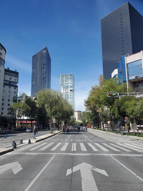 Paseo de la Reforma, Mexico City/Ciudad de México, Mexico, August 29, 2021
