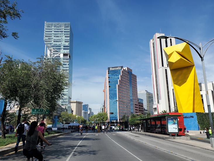 Paseo de la Reforma, Mexico City/Ciudad de México, Mexico, August 29, 2021