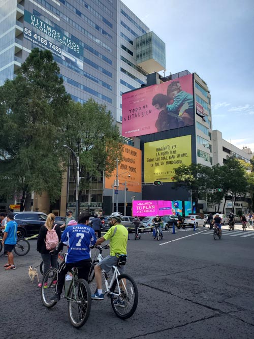 Paseo de la Reforma, Mexico City/Ciudad de México, Mexico, August 29, 2021