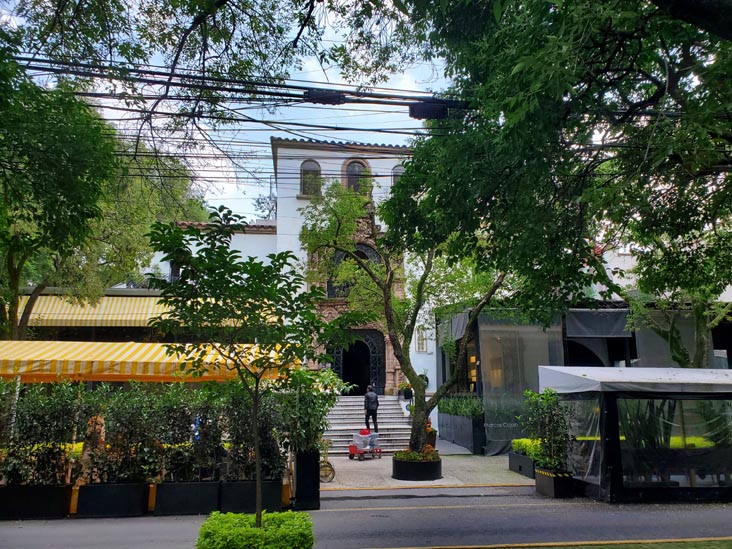 View Across Avenida Emilio Castelar From Parque Lincoln, Polanco, Mexico City/Ciudad de México, Mexico, August 5, 2021