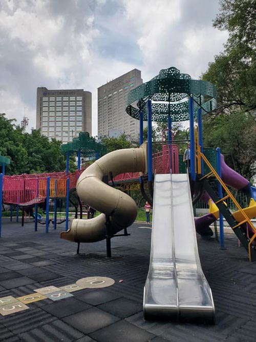 Playground, Parque Lincoln, Polanco, Mexico City/Ciudad de México, Mexico, August 5, 2021