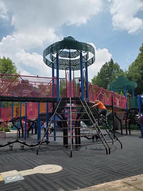 Playground, Parque Lincoln, Polanco, Mexico City/Ciudad de México, Mexico, August 5, 2021