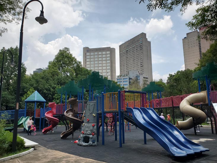Playground, Parque Lincoln, Polanco, Mexico City/Ciudad de México, Mexico, August 5, 2021