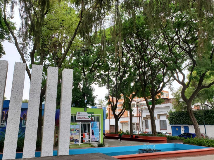 Plaza El Árbol de la Noche Triste/Plaza de la Noche Victoriosa, Calzada México-Tacuba, Popotla, Mexico City/Ciudad de México, Mexico, August 27, 2021