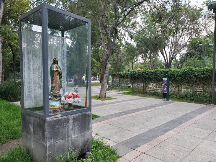 Jardín Pushkin, Colonia Roma, Mexico City/Ciudad de México, Mexico, August 9, 2021