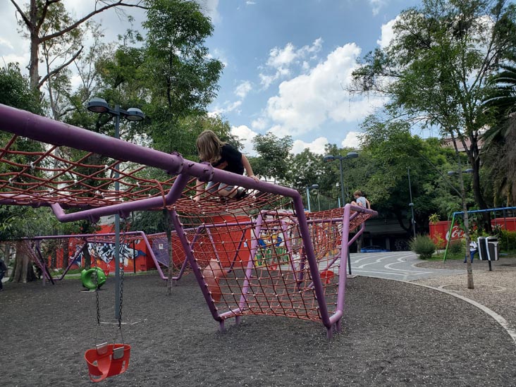 Jardín Pushkin, Colonia Roma, Mexico City/Ciudad de México, Mexico, August 9, 2021