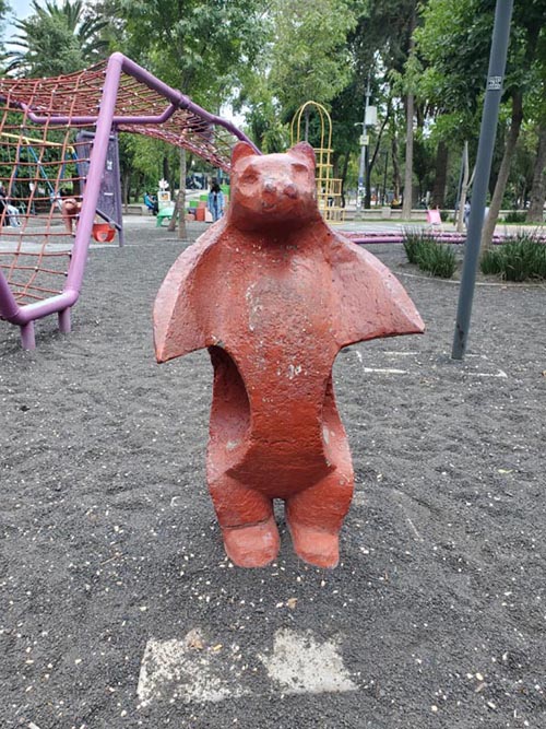 Jardín Pushkin, Colonia Roma, Mexico City/Ciudad de México, Mexico, August 9, 2021