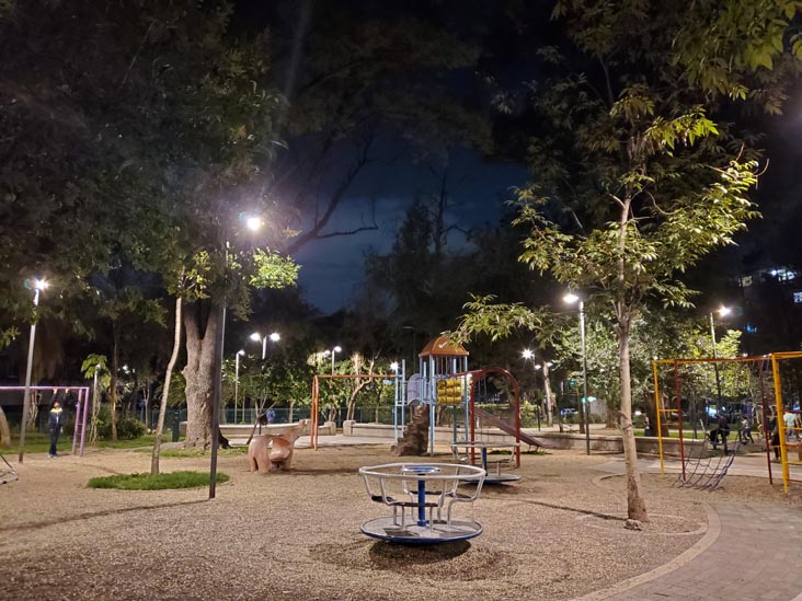 Jardín Pushkin, Colonia Roma, Mexico City/Ciudad de México, Mexico, August 16, 2021