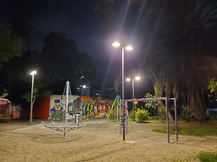 Jardín Pushkin, Colonia Roma, Mexico City/Ciudad de México, Mexico, August 16, 2021