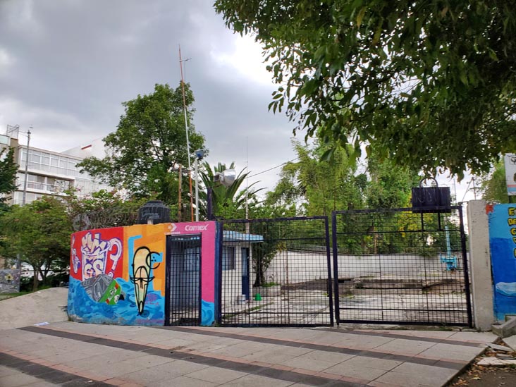 Jardín Pushkin, Colonia Roma, Mexico City/Ciudad de México, Mexico, August 26, 2021