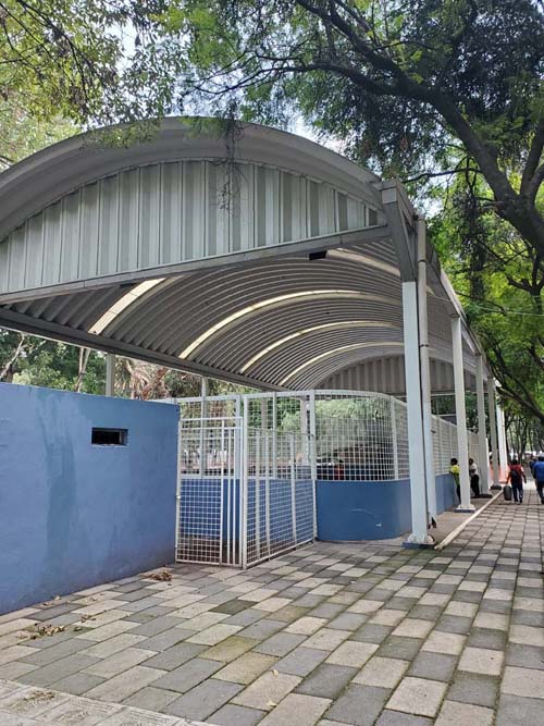 Jardín Ramón López Velarde, Colonia Roma, Mexico City/Ciudad de México, Mexico, September 2, 2023