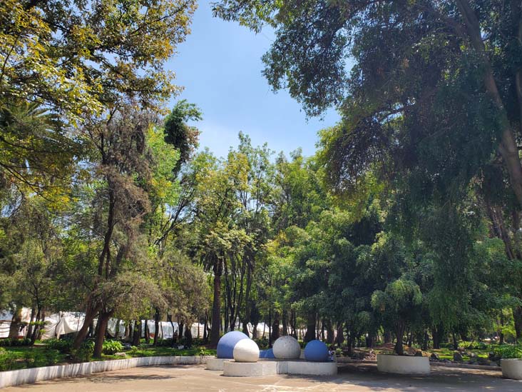 Jardín Ramón López Velarde, Colonia Roma, Mexico City/Ciudad de México, Mexico, September 2, 2023