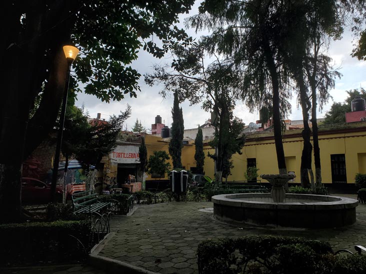 Plaza de Romita, Colonia Roma, Mexico City/Ciudad de México, Mexico, August 26, 2021