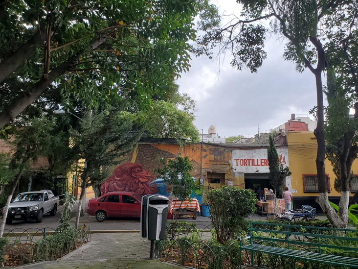 Plaza de Romita, Colonia Roma, Mexico City/Ciudad de México, Mexico, August 26, 2021