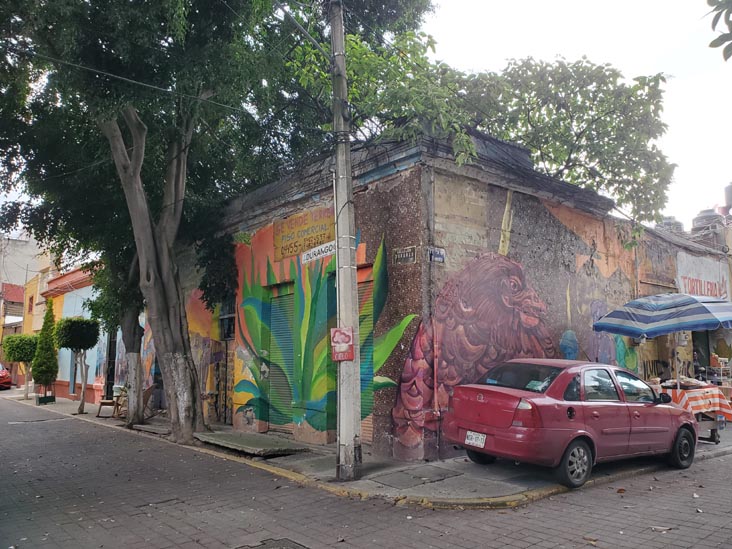 Plaza de Romita, Colonia Roma, Mexico City/Ciudad de México, Mexico, August 26, 2021