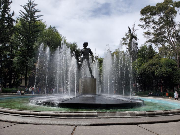 Plaza Rio de Janeiro, Colonia Roma, Mexico City/Ciudad de México, Mexico, August 22, 2021