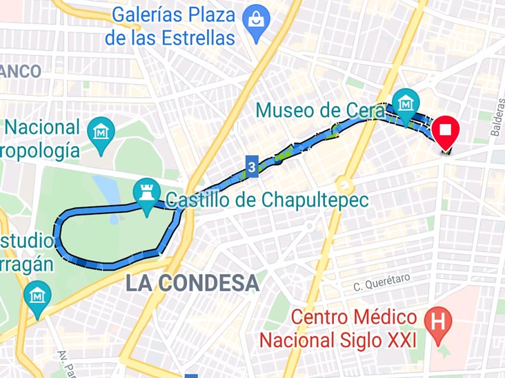 Running in Mexico City: Paseo de la Reforma and Bosque de Chapultepec