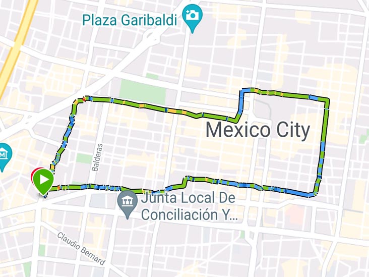 Running in Mexico City: Centro Histórico