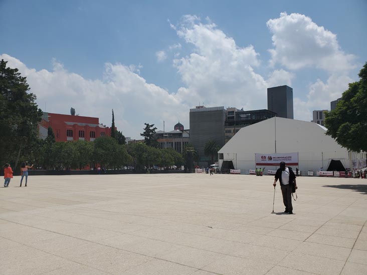 Plaza de le República, Colonia Tabacalera, Mexico City/Ciudad de México, Mexico, August 11, 2021