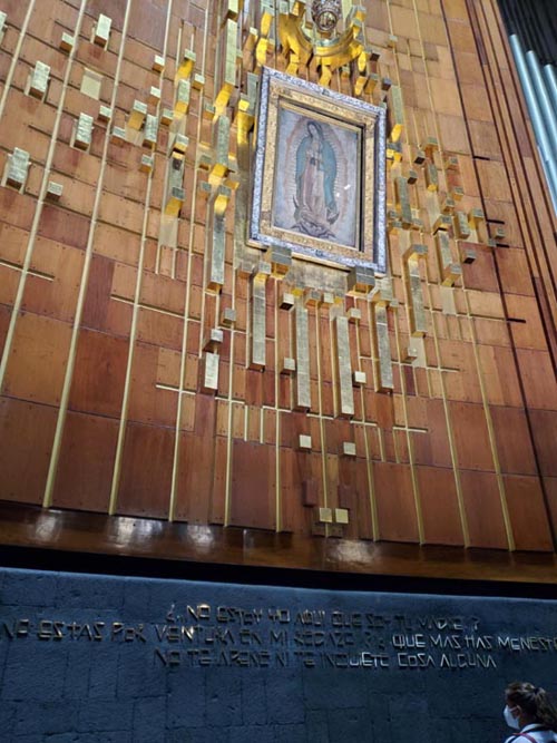Our Lady of Guadalupe Cloak, Basílica de Santa María de Guadalupe, Colonia Villa de Guadalupe, Mexico City/Ciudad de México, Mexico, August 14, 2021