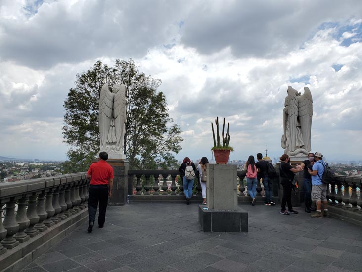 Plaza Outside Iglesia del Cerrito, Basílica de Santa María de Guadalupe, Colonia Villa de Guadalupe, Mexico City/Ciudad de México, Mexico, August 14, 2021