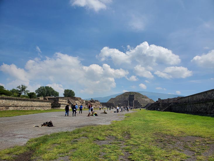 Avenue of the Dead and Pyramid of the Moon, Teotihuacán, Estado de México, Mexico, August 18, 2021