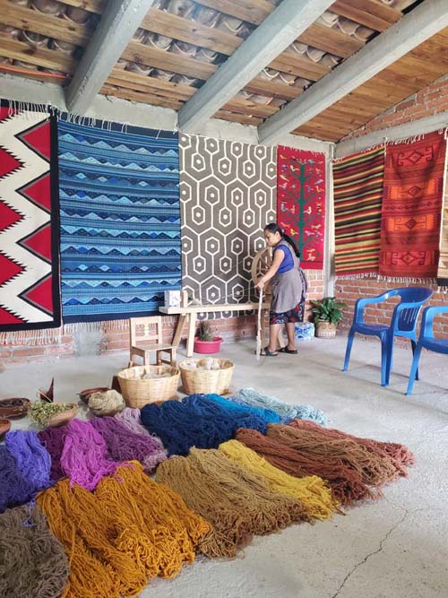 La Rueca, Calle Ignacio Zaragoza 330, Teotitlán del Valle, Oaxaca, México, August 20, 2023