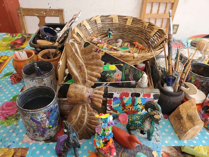 Alebrijes Autóctonos, Calle Emiliano Zapata 2B, Arrazola, Oaxaca, México, August 22, 2023