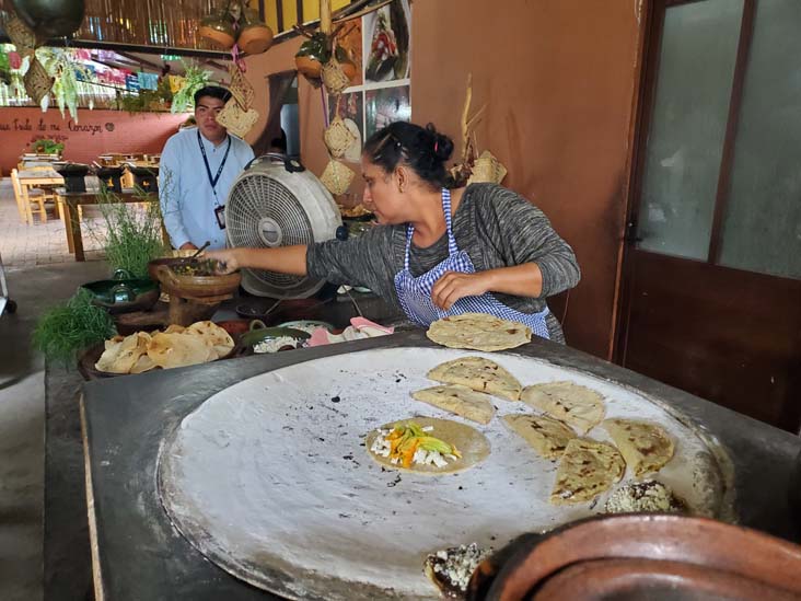 Quesadillas, Casa Frida de Mi Corazón, Cuilápam de Guerrero, Oaxaca, México, August 22, 2023