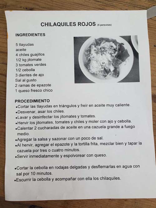 Chilaquiles Rojos Recipe, Instituto Cultural Oaxaca, Oaxaca, M&eacute;xico, August 14, 2023