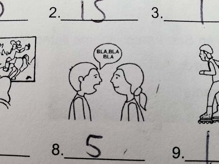 Worksheet, Instituto Cultural Oaxaca, Oaxaca, M&eacute;xico, August 17, 2023