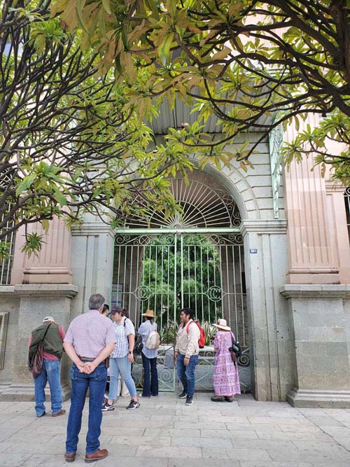 Entrance/Entrada, Jard&iacute;n Etnobot&aacute;nico de Oaxaca, Oaxaca, M&eacute;xico, August 21, 2023