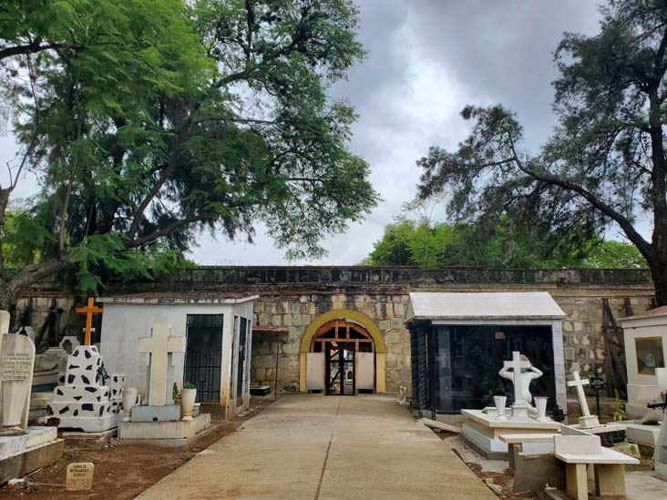 Panteón de San Miguel Gate, Panteón General, Oaxaca, México, August 24, 2023