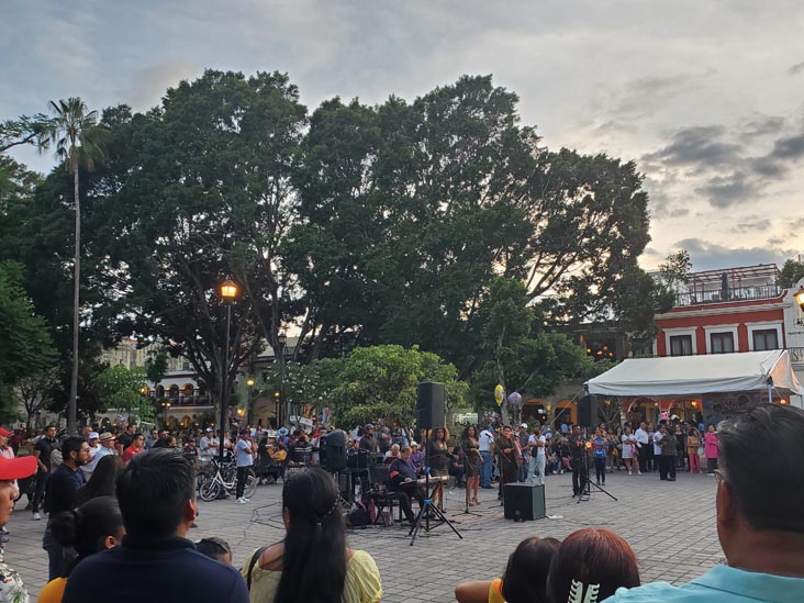 Zócalo/Plaza de la Constitución, Oaxaca, México, August 13, 2023
