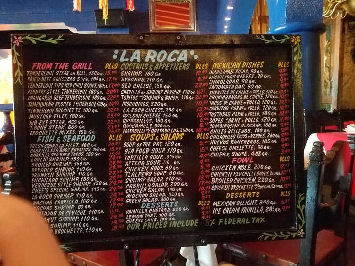 La Roca Restaurant, Plutarco Elías Calles, Nogales, Sonora, Mexico, February 17, 2020