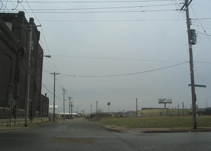 Chouteau Avenue and 2nd Street, Looking South, St. Louis, Missouri