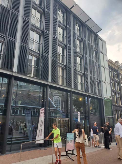 Anne Frank House/Anne Frank Huis Museum Entrance, Westermarkt 20, Amsterdam, Netherlands, July 19, 2025