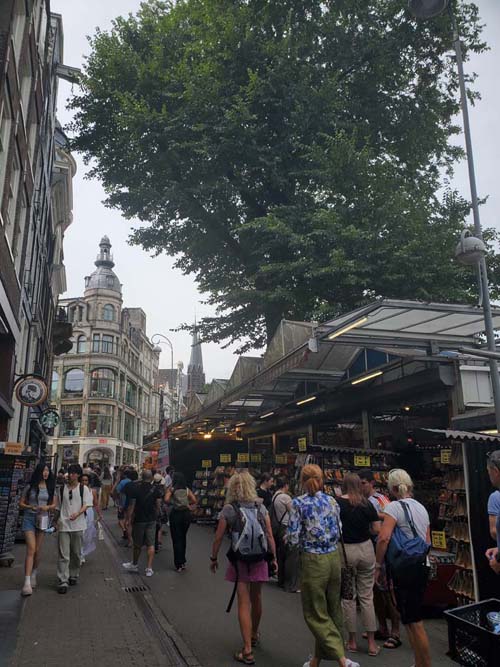 Bloemenmarkt Flower Market, Singel Canal, Amsterdam, Netherlands, July 19, 2025