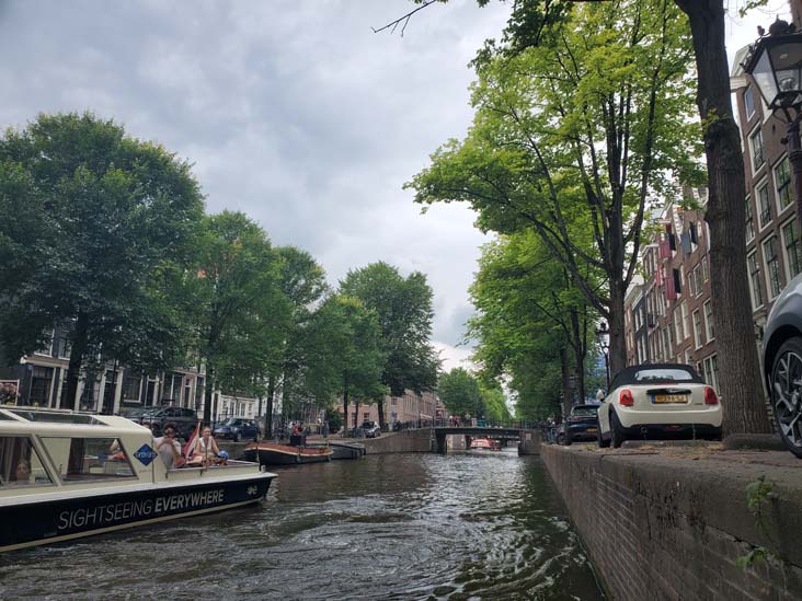 Leidsegracht Canal, Canal Tours Amsterdam Pedal Boat Tour, Amsterdam, Netherlands, July 20, 2025