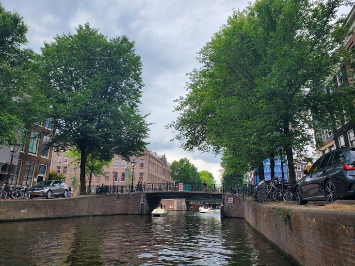 Leidsegracht Canal, Canal Tours Amsterdam Pedal Boat Tour, Amsterdam, Netherlands, July 20, 2025