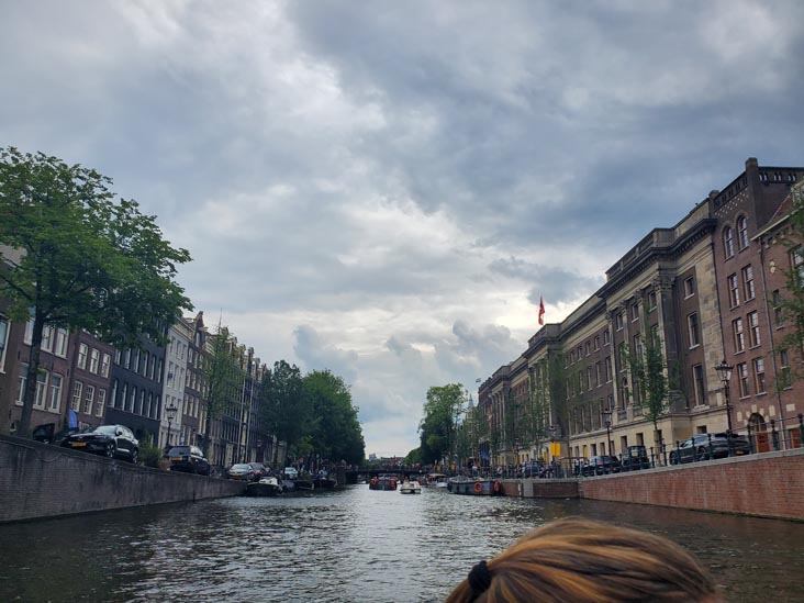 Leidsegracht Canal, Canal Tours Amsterdam Pedal Boat Tour, Amsterdam, Netherlands, July 20, 2025
