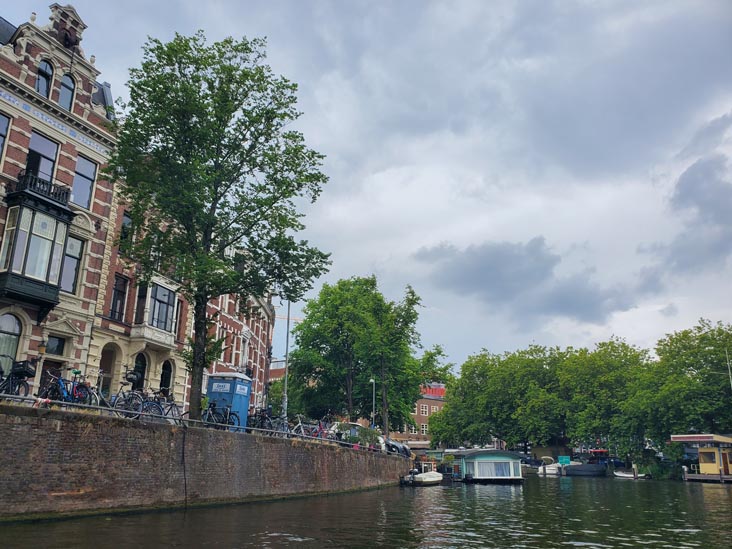 Singelgracht Canal, Canal Tours Amsterdam Pedal Boat Tour, Amsterdam, Netherlands, July 20, 2025