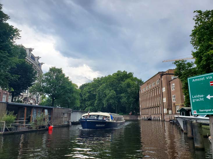 Singelgracht Canal, Canal Tours Amsterdam Pedal Boat Tour, Amsterdam, Netherlands, July 20, 2025