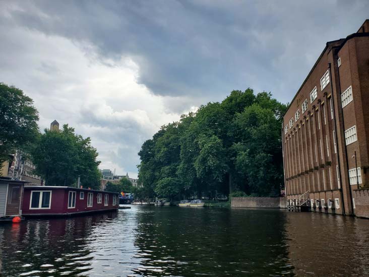 Singelgracht Canal, Canal Tours Amsterdam Pedal Boat Tour, Amsterdam, Netherlands, July 20, 2025
