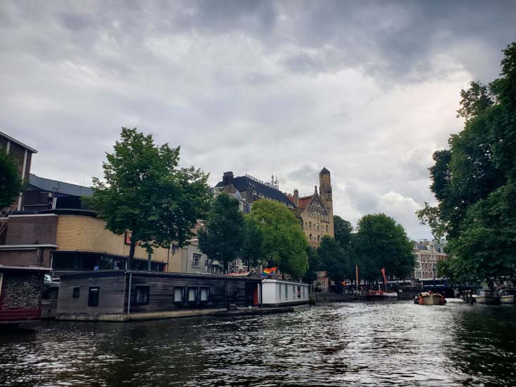 Singelgracht Canal, Canal Tours Amsterdam Pedal Boat Tour, Amsterdam, Netherlands, July 20, 2025