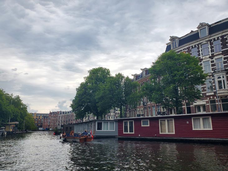 Singelgracht Canal, Canal Tours Amsterdam Pedal Boat Tour, Amsterdam, Netherlands, July 20, 2025