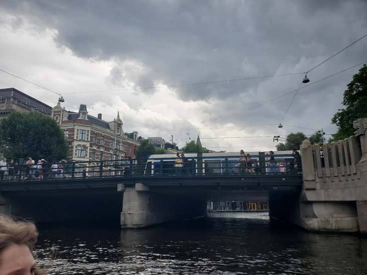 Singelgracht Canal, Canal Tours Amsterdam Pedal Boat Tour, Amsterdam, Netherlands, July 20, 2025