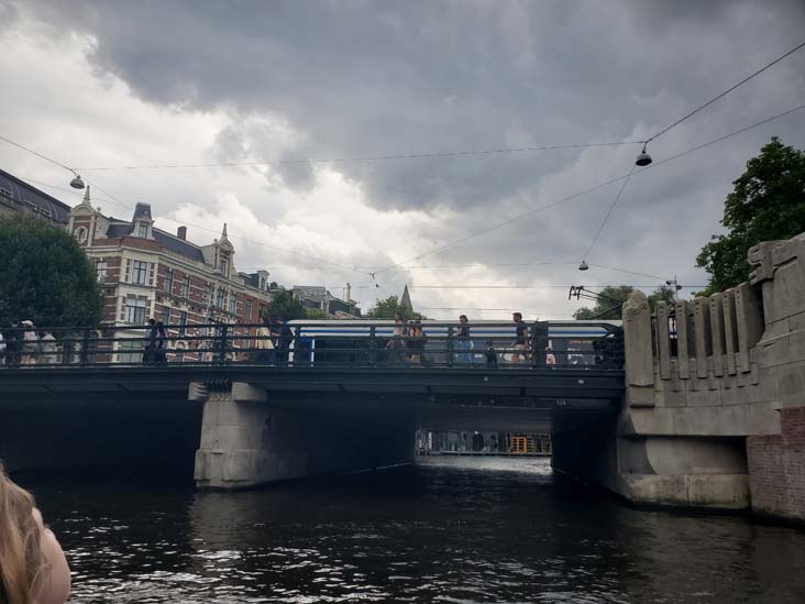 Singelgracht Canal, Canal Tours Amsterdam Pedal Boat Tour, Amsterdam, Netherlands, July 20, 2025