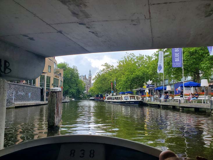 Singelgracht Canal, Canal Tours Amsterdam Pedal Boat Tour, Amsterdam, Netherlands, July 20, 2025
